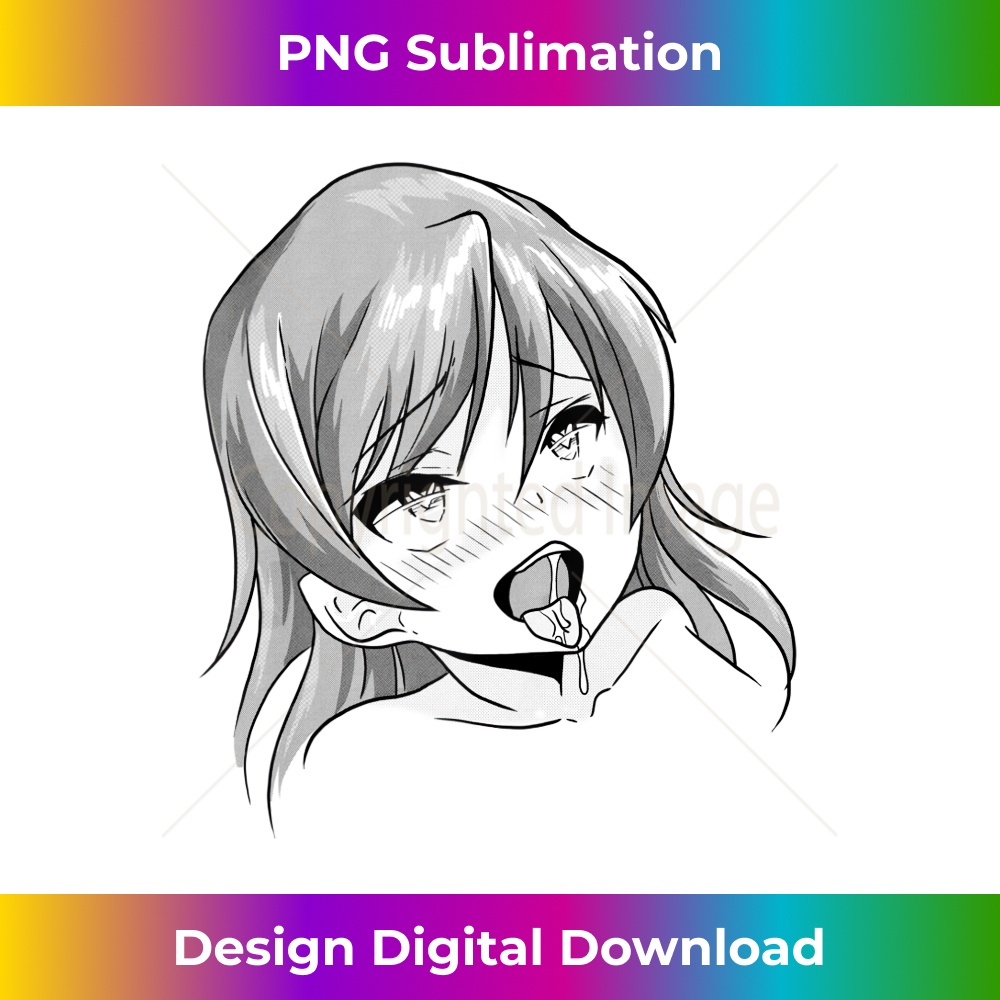 Ahegao Pleasure Face Ecchi Hentai Otaku Girl Waifu Tank To 0 Inspire Uplift