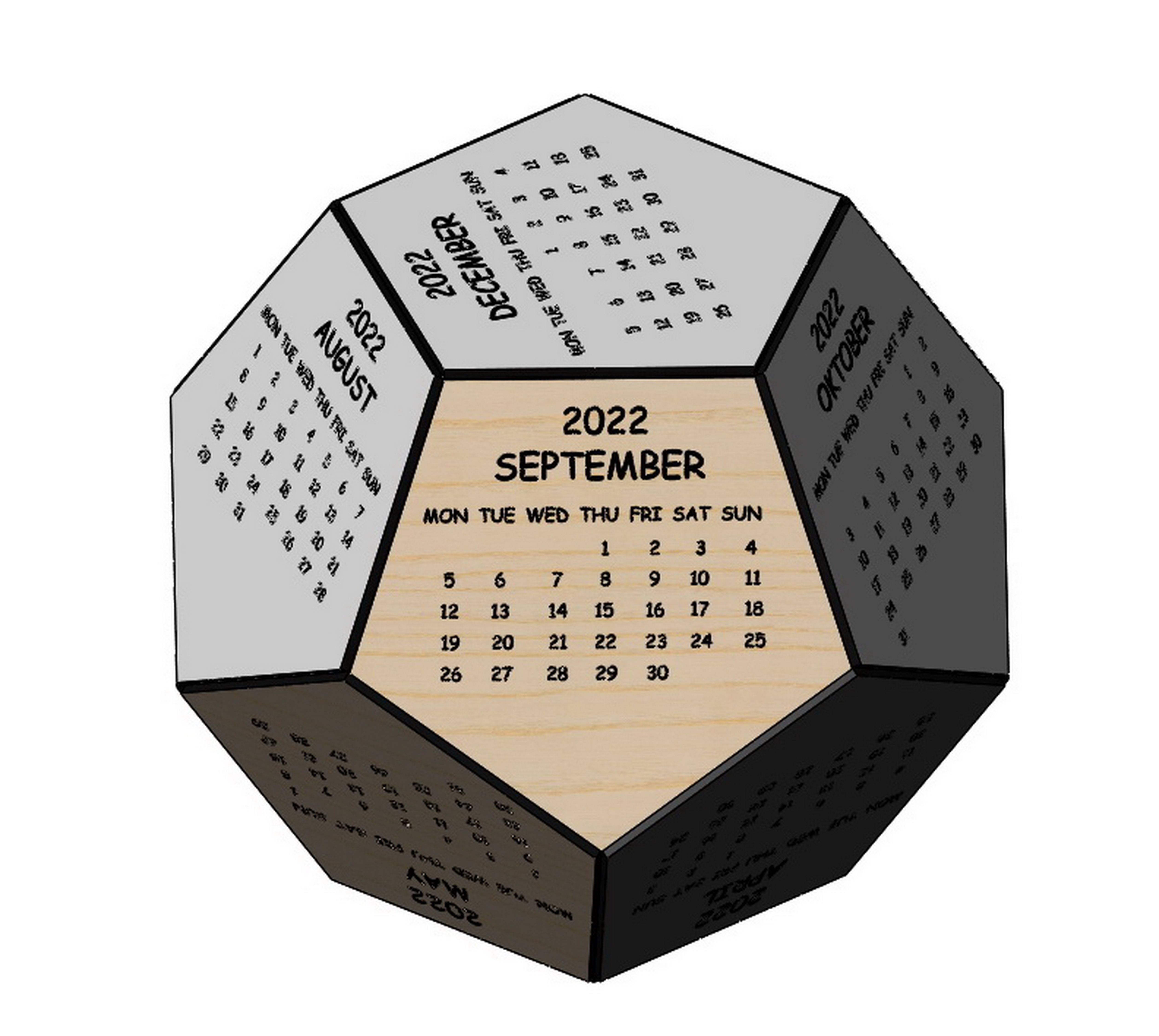 Printable calendar 2023 wall calendar Calendar template Mini - Inspire  Uplift