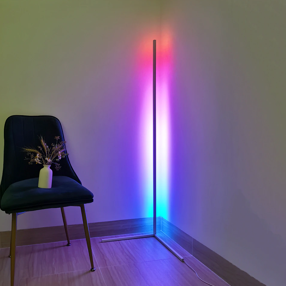 Corner Floor Lamp, Corner Light, RGB Color Changing Led Floor Lamp