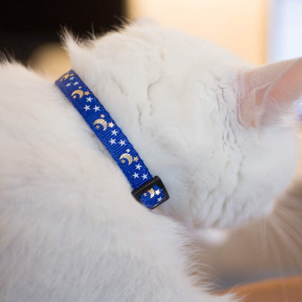 Cute Star and Moon Cat Collar Inspire Uplift