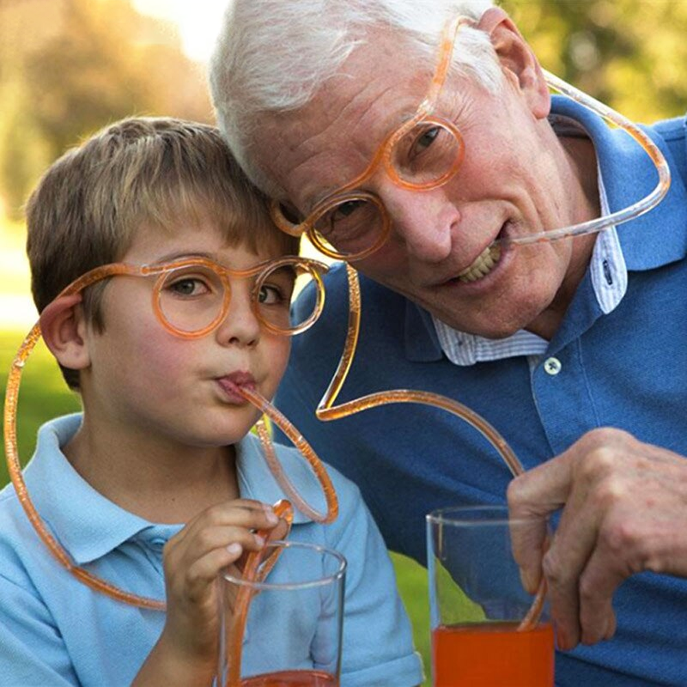 Drinking Straw Glasses, Glow in the Dark