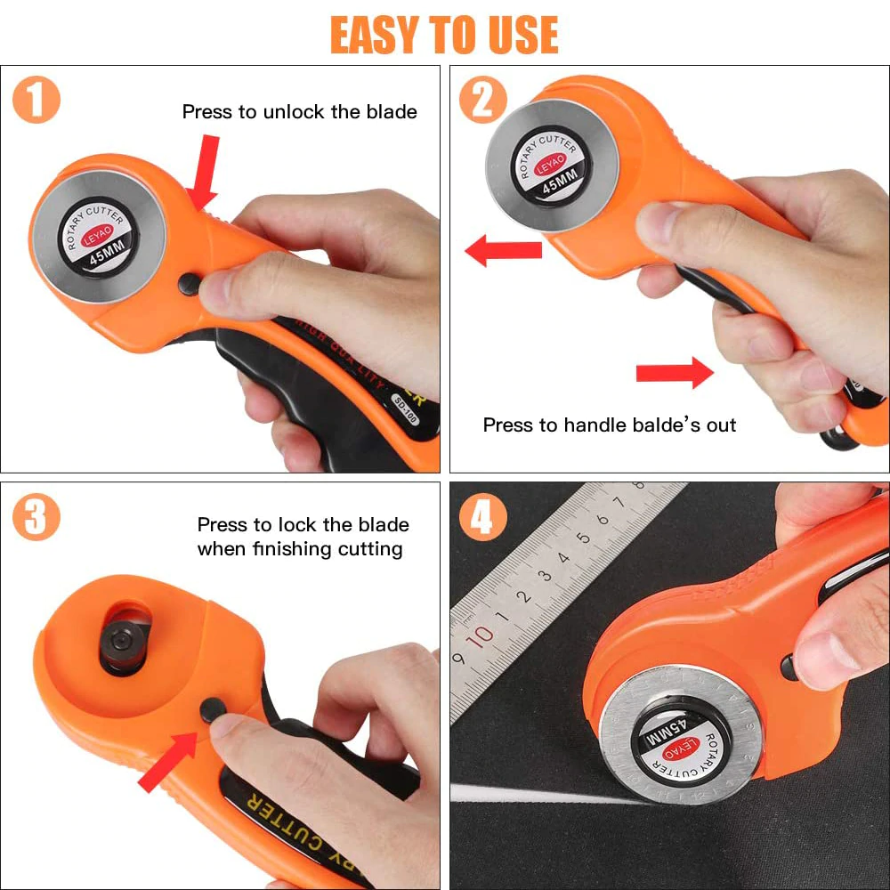 Leather Rotary Cutter Tool Set Inspire Uplift