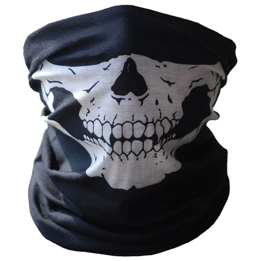 Snap-on BONEHED スカルフェイスマスク White Skull Extreme Face Protector (Black/Gray) | EFPBONEHEDB