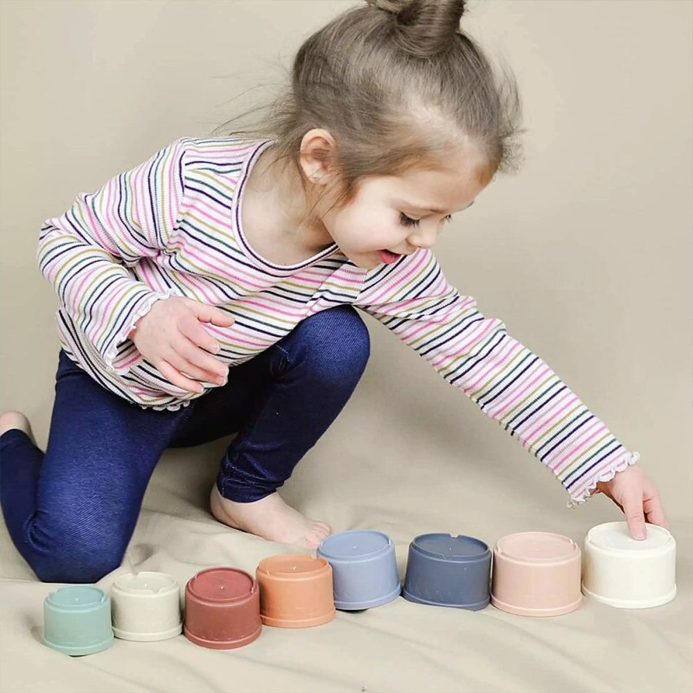 Stacking & Nesting Cups Toy For Toddlers Inspire Uplift