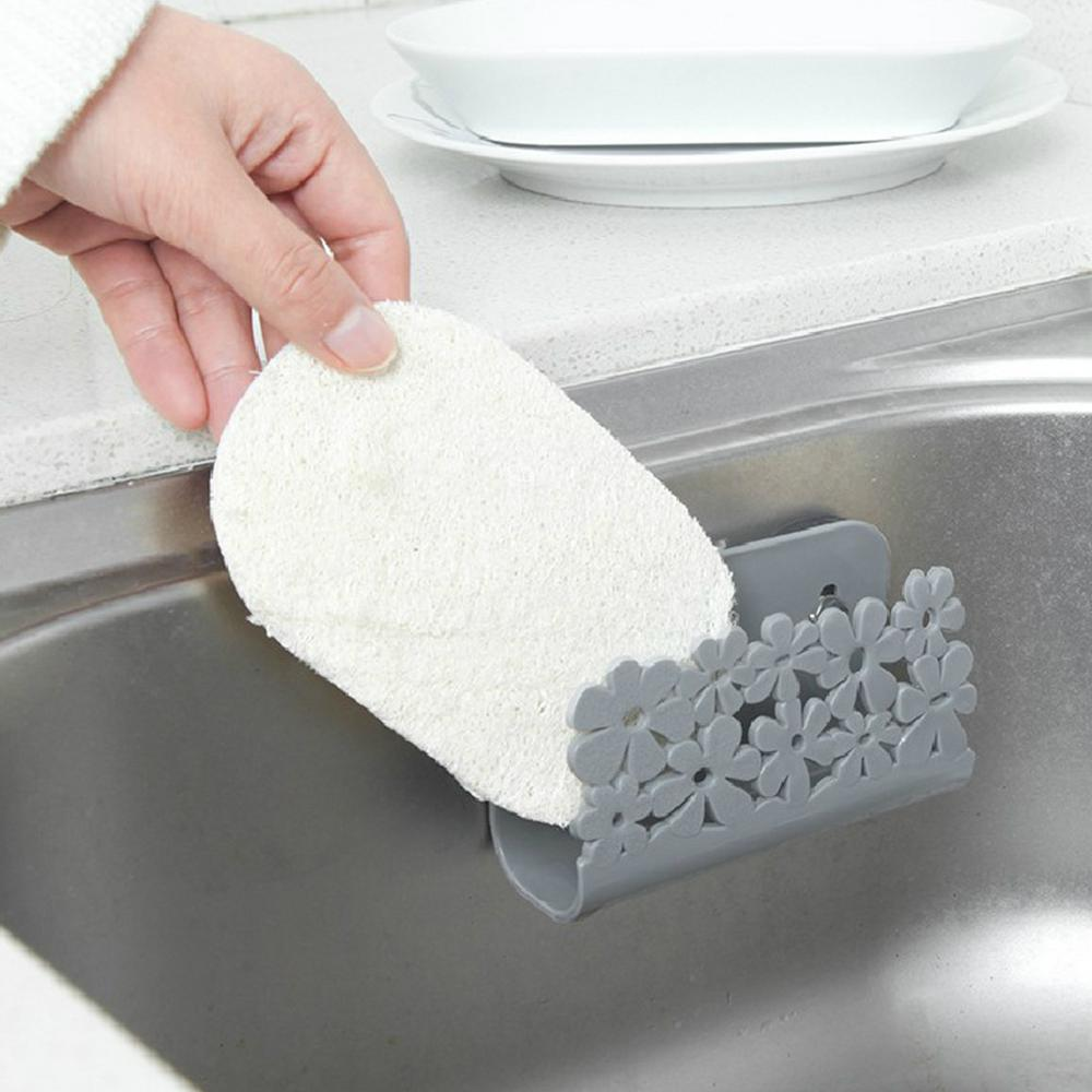 Pcs Kitchen Sponge Holder Suction Cup, Sink Sponge Holder With Suction Cup  Wall Mounted For Kitchen And Bathroom Sponge Holder, Soap, Dish Brushes Etc