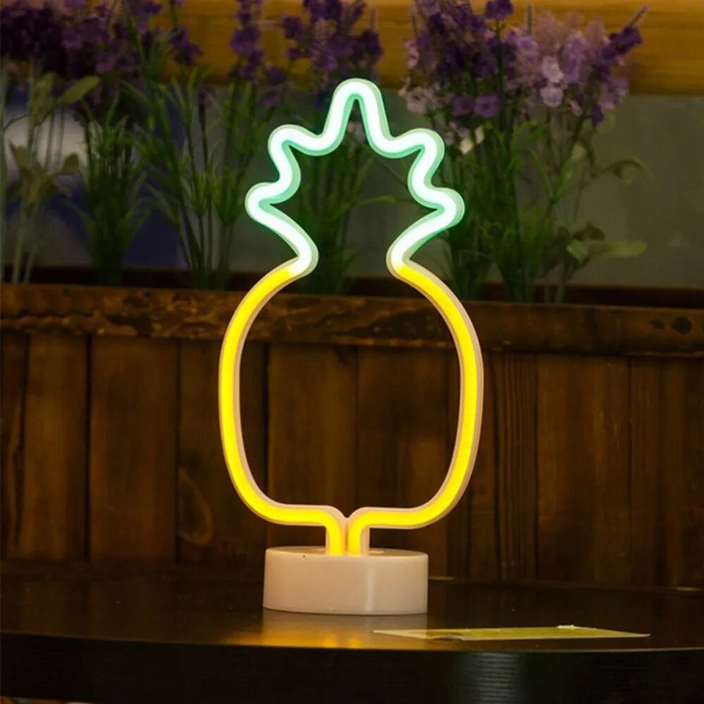 Pineapple Neon Sign For Animated Room Vibes Inspire Uplift