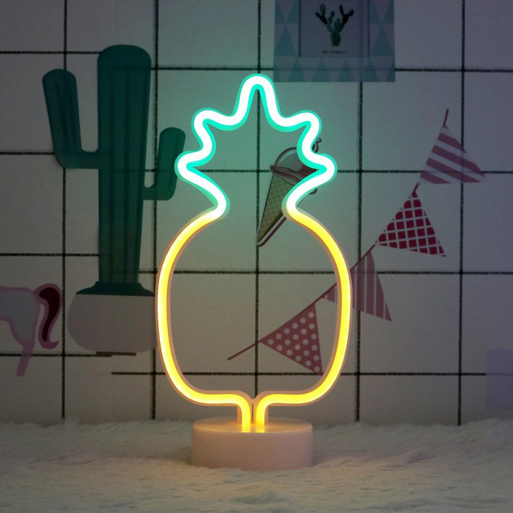 Pineapple Neon Sign For Animated Room Vibes Inspire Uplift