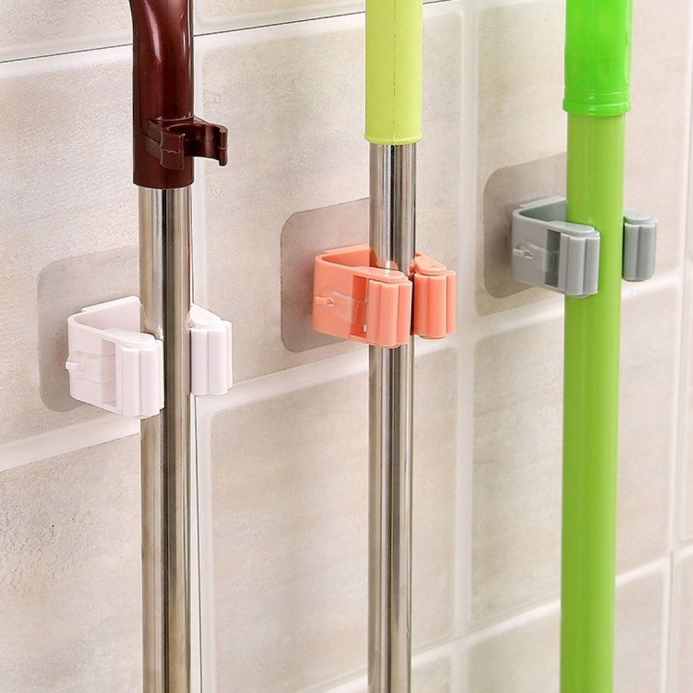Wall Mounted Broom & Mop Holding Hook Inspire Uplift