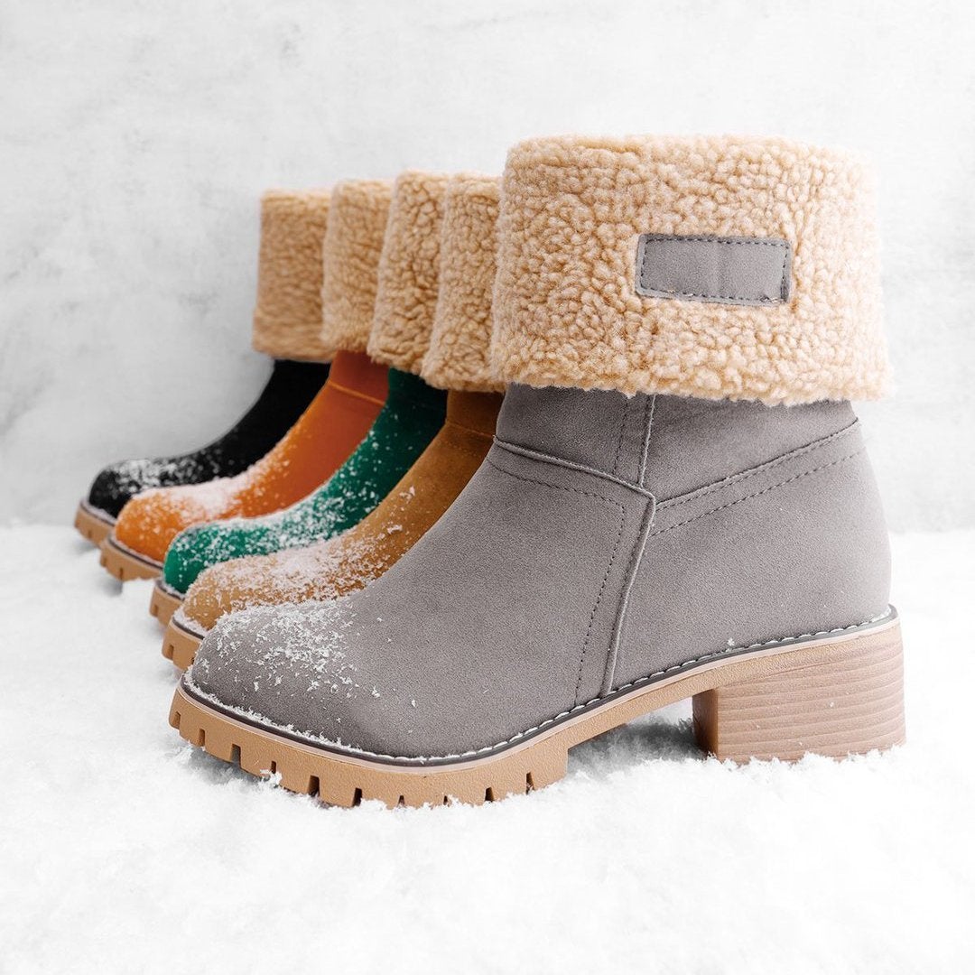 Heeled snow boots sale