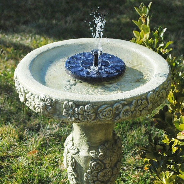 Solar Water Fountain for Garden – Eco-Friendly Outdoor Solar-Powered Fountain, Gift for Garden Lover