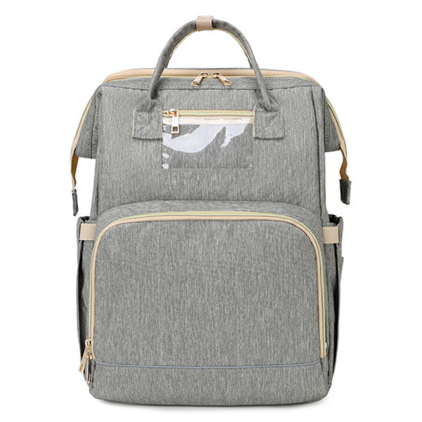 Multifunctional 3 in 1 Baby Diaper Bag With Bed (Waterproof Exterior)