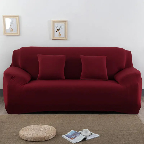 Elegant and Protective Perfect Fit Sofa Slipcover - Stretchable, Easy Clean, Couch Cover for Every H