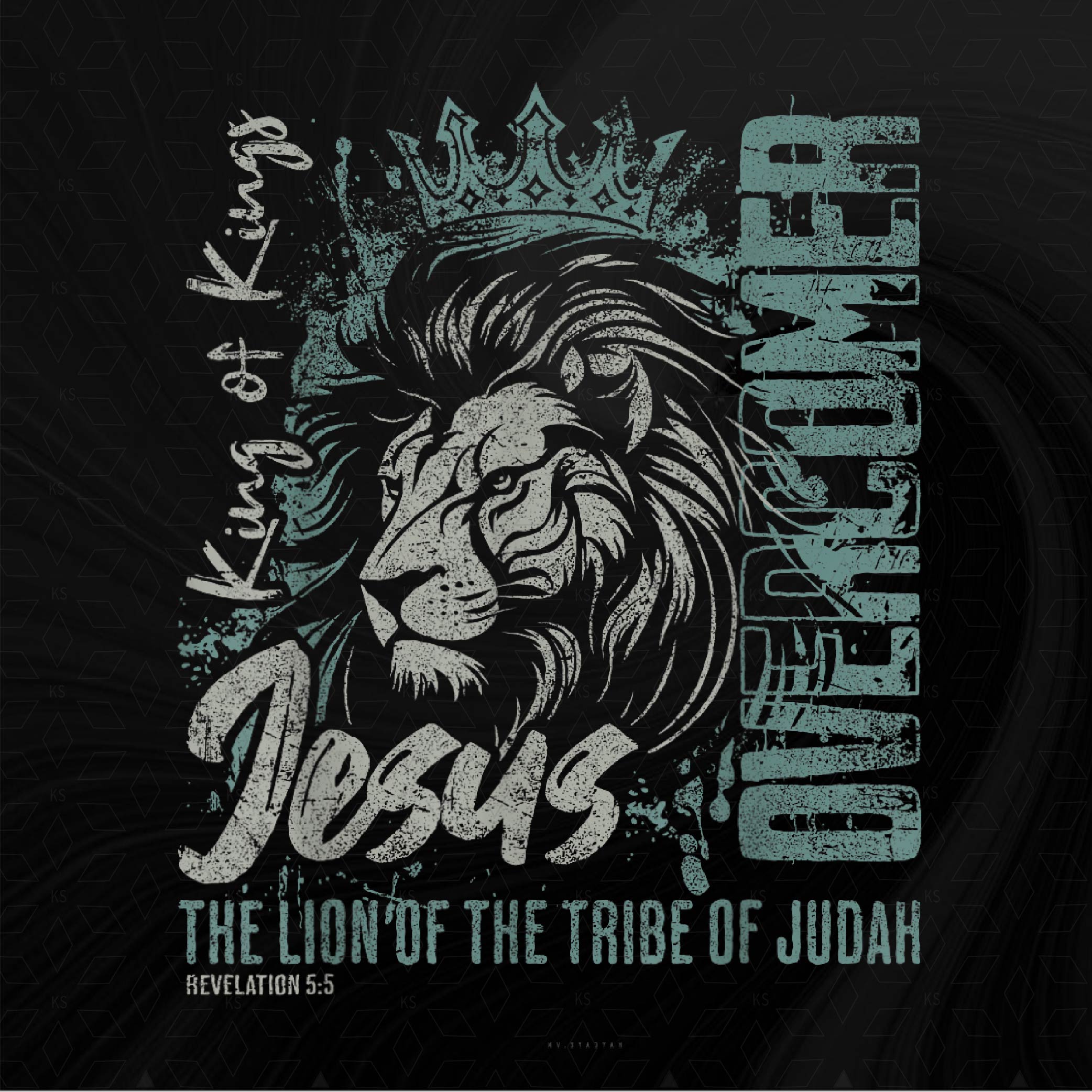 Jesus Is King Lion of Judah Bible Faith Graphic Christian Pn - Inspire ...