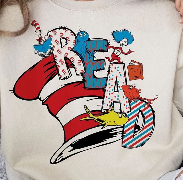 Dr.Suess Read Png, Dr.Suess Png, Dr.Suess Day Png, Read Png, | Inspire ...