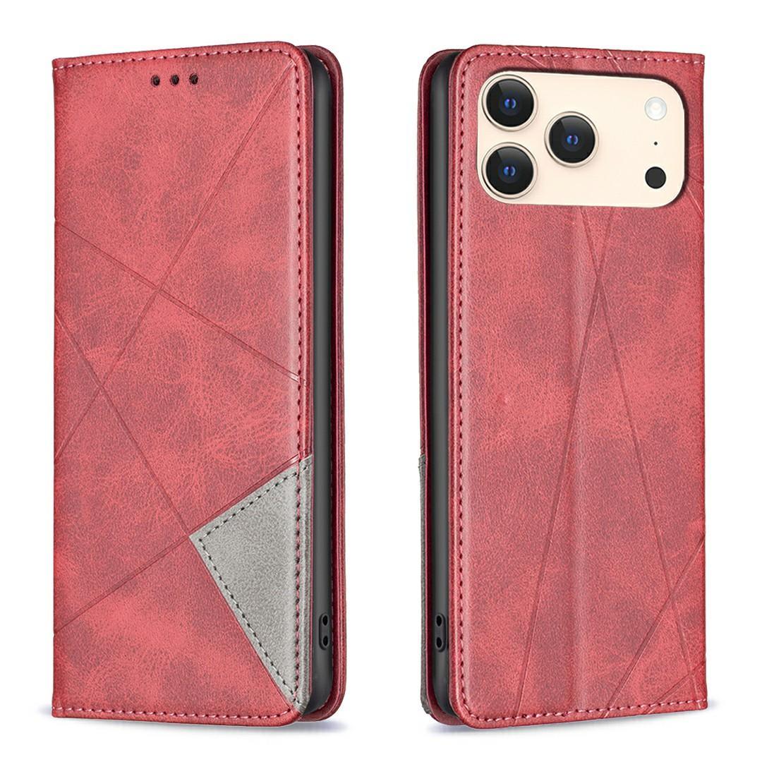 MagSafe Wallet Leather Case for iPhone 17 Pro & 17 Pro Max with Card Holder and Kickstand