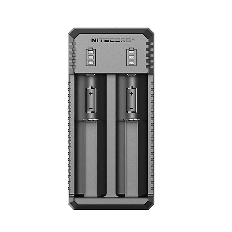Nitecore UI2 Dual Slot Smart USB Lithium Battery Charger for 21700 Li-ion Batteries