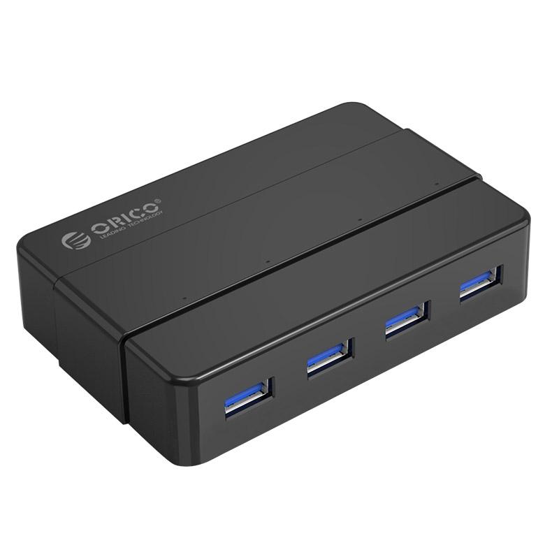 H4928-U3 Powered USB 3.0 4 Port Hub with 12V Adapter High Speed Data Hub
