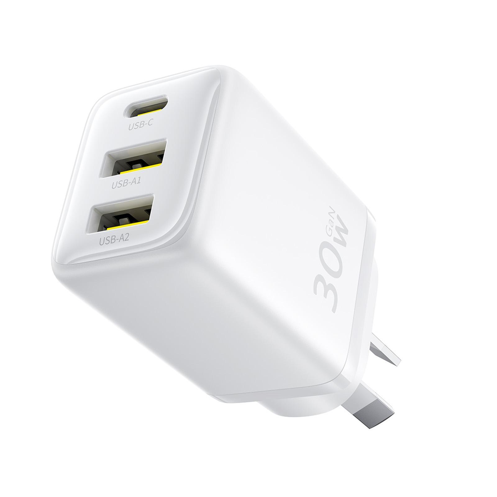 EnerFill FE11 30W GaN USB-C Fast Charger Dual USB Charger