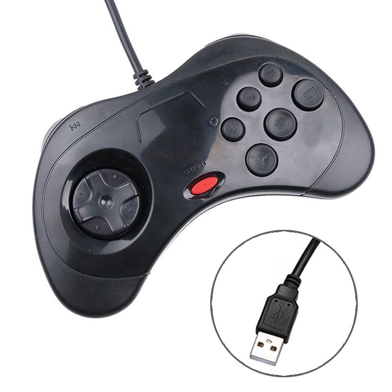 Sega Saturn Style USB Retro Gaming Controller for PC & Console Classic Gamepad