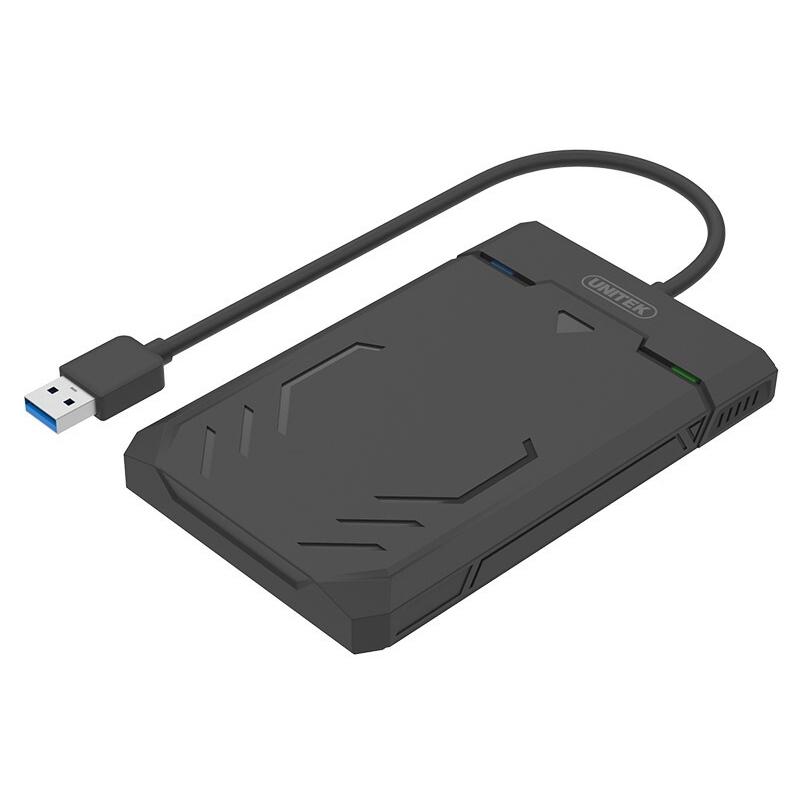 UNITEK USB 3.0 SATA HDD Enclosure for 2.5" SSD & HDD Fast External Storage Case