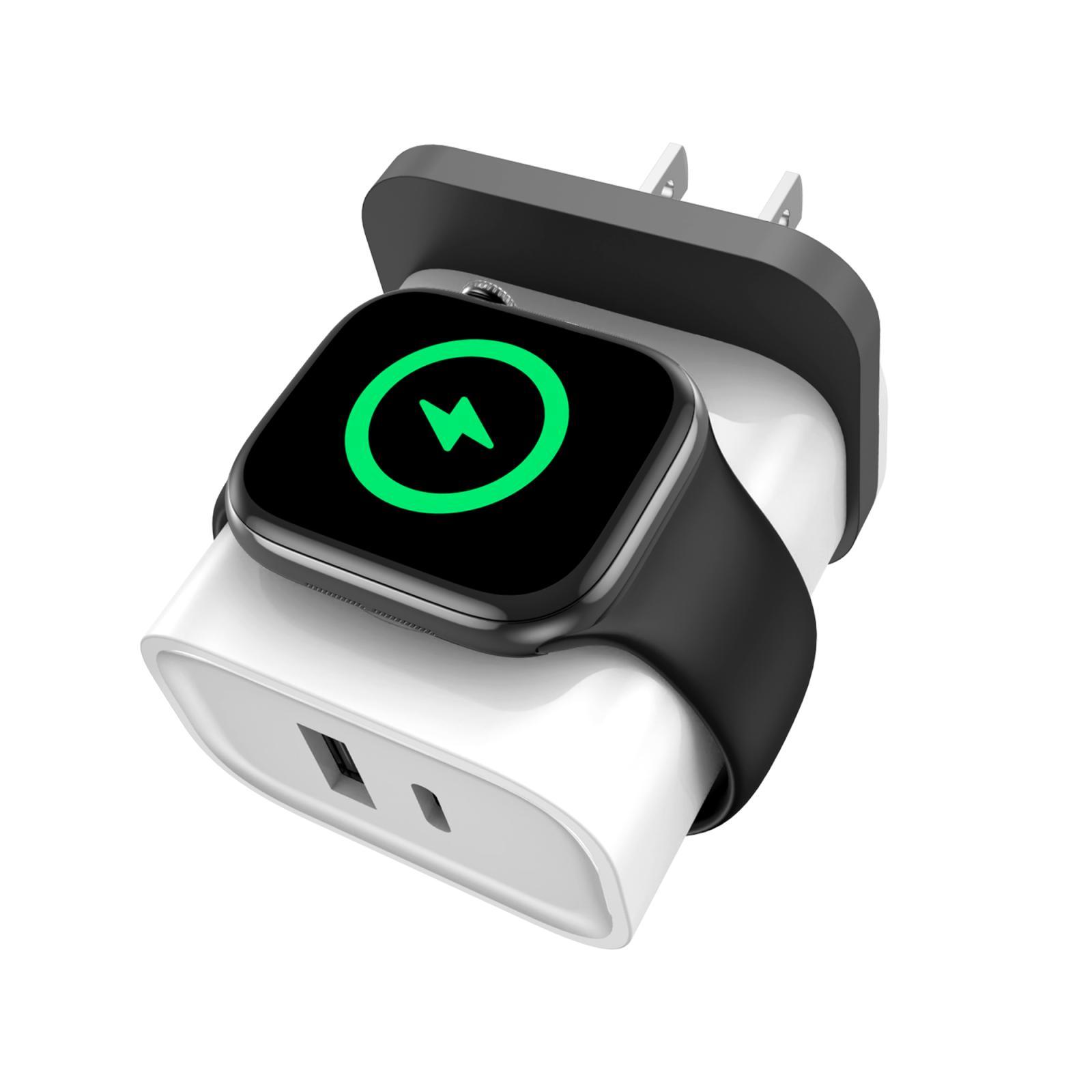 XL-16 3-in-1 Apple Watch Charger with 20W USB-C Fast Charging & Wireless Watch Dock