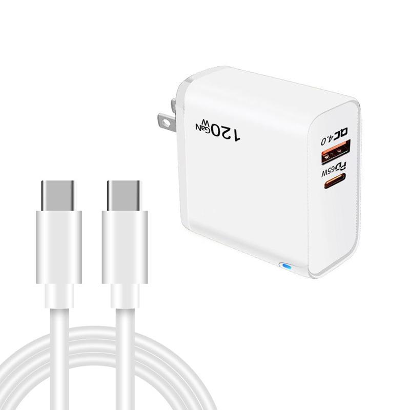 TE-PD65 65W GaN Charger Fast USB-C Wall Charger with PD 3.0, QC4.0 & USB-C Cable