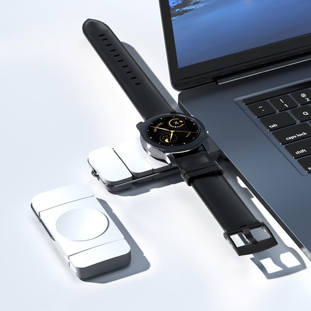 Magnetic USB-C Samsung Watch Charger Portable Wireless Charging Dock for Galaxy Watch 3/4 & Active Series