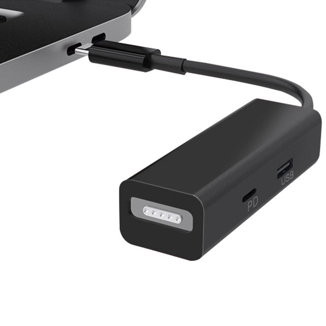 3 in 1 USB C Converter Adapter for MagSafe 1 2 Charger with PD Port and MagSafe to USB C Adapter