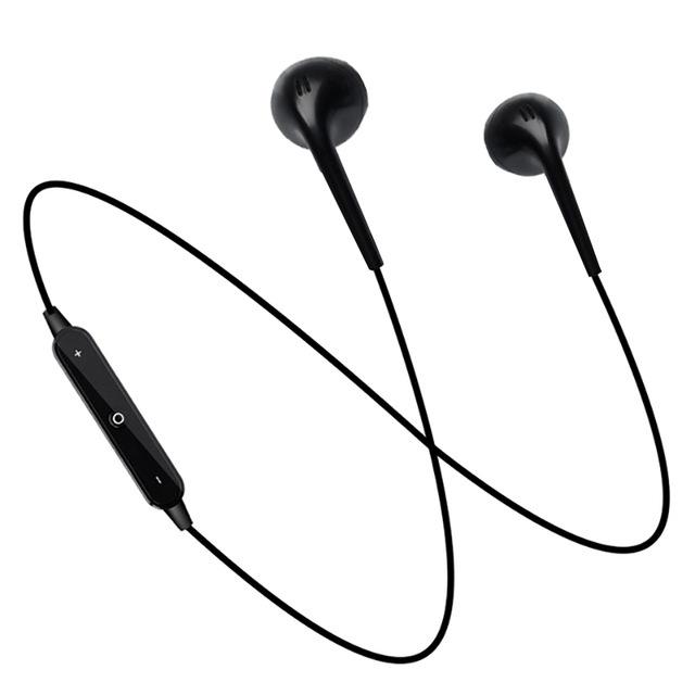 S6 Wireless Bluetooth Earbuds Sport Neckband Headset with Mic Waterproof for iPhone Android