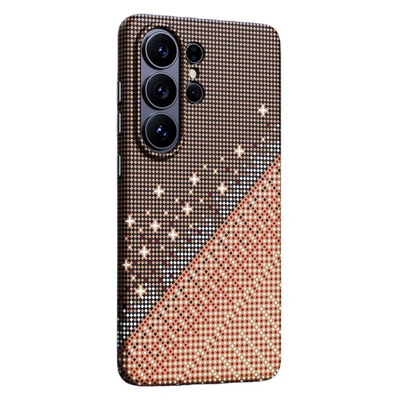 Galaxy S26 Ultra Magnetic Phone Case with Asterism Carbon Fiber Shockproof TPU Cover