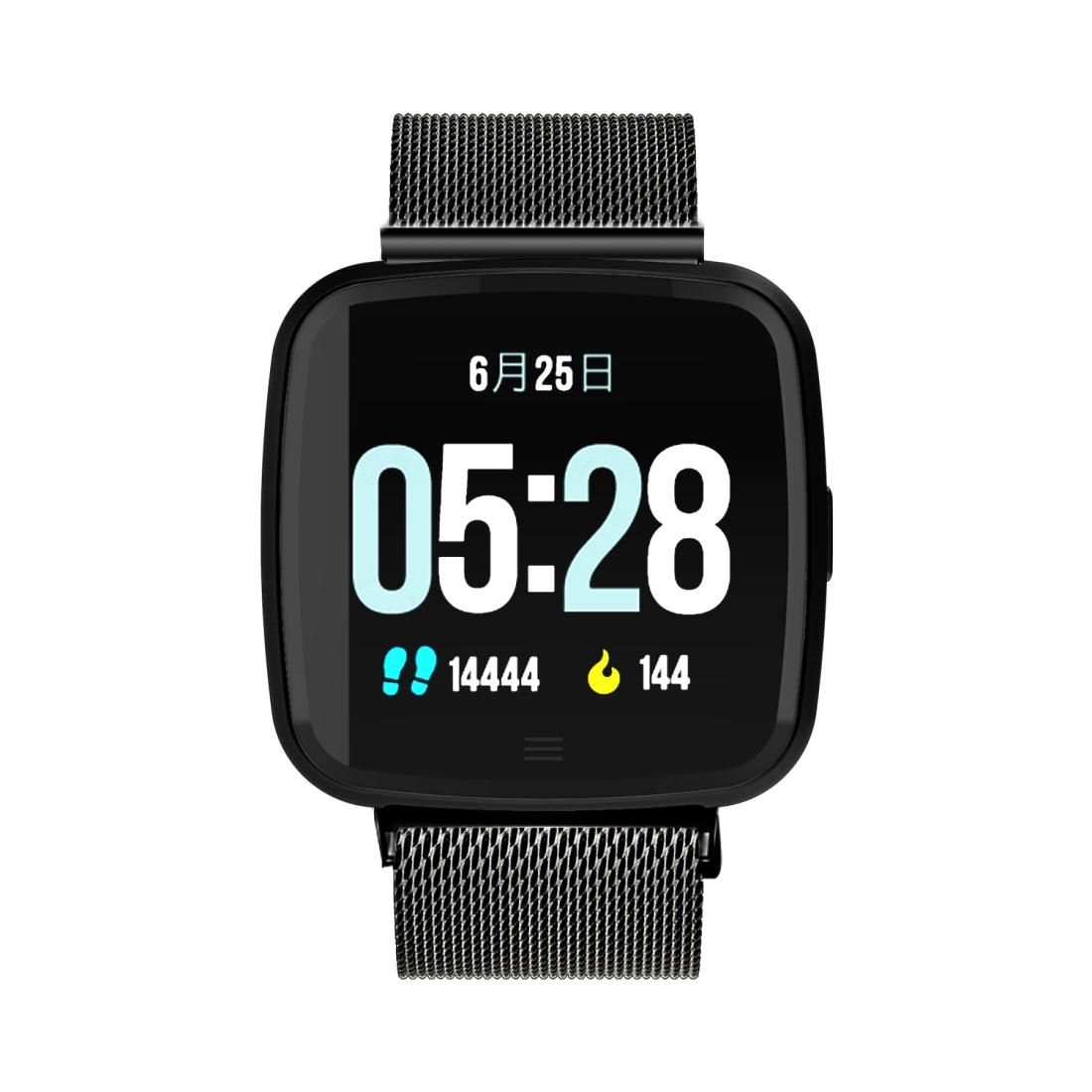 DTNO.1 G12 Smart Fitness Tracker OLED Smart Bracelet with Heart Rate Monitor IP67 Waterproof Steel Band