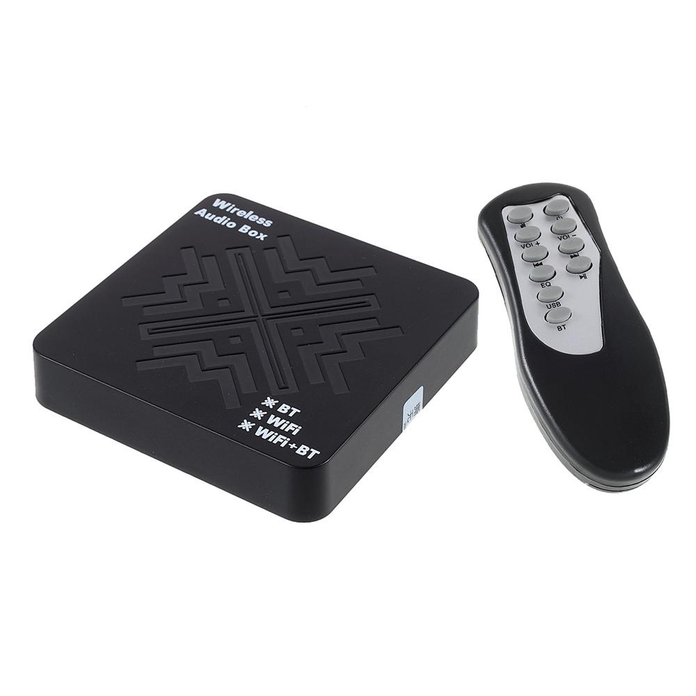 JEDX Q2 WiFi Bluetooth Audio Adapter HiFi Wireless Audio Receiver for Multi Room Music Streaming