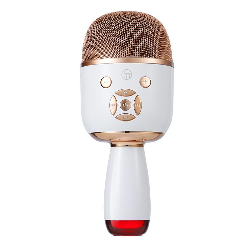 K58 Bluetooth Karaoke Microphone Wireless Speaker with LED Lights Voice Effects for Kids and Adults