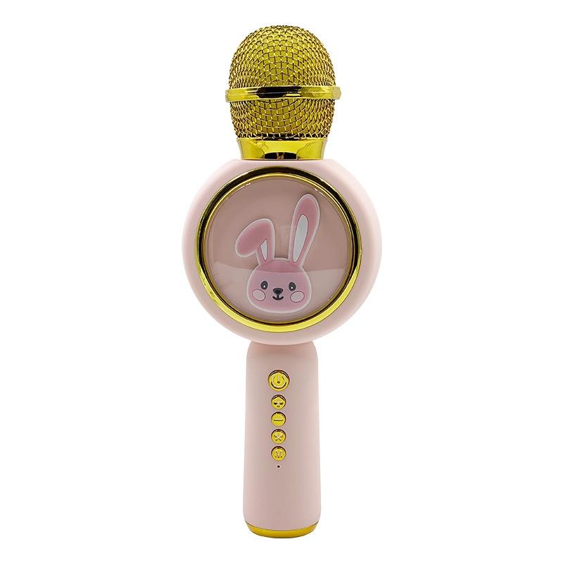 X6 Kids Karaoke Microphone Bluetooth Karaoke Speaker Portable Singing Machine with Magic Voice Effects