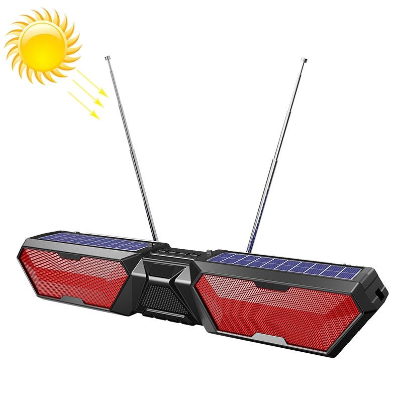 DV-880 Solar Bluetooth Speaker Portable FM Radio Bluetooth 5.3 Outdoor Wireless Speaker