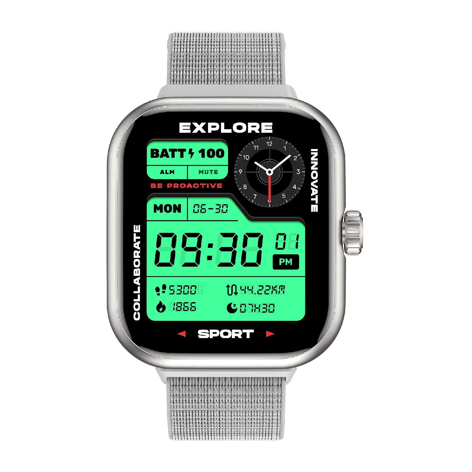 S339 GPS Smart Watch with 1.85 Inch AMOLED Smart Watch Display Bluetooth Calling and Health Tracking