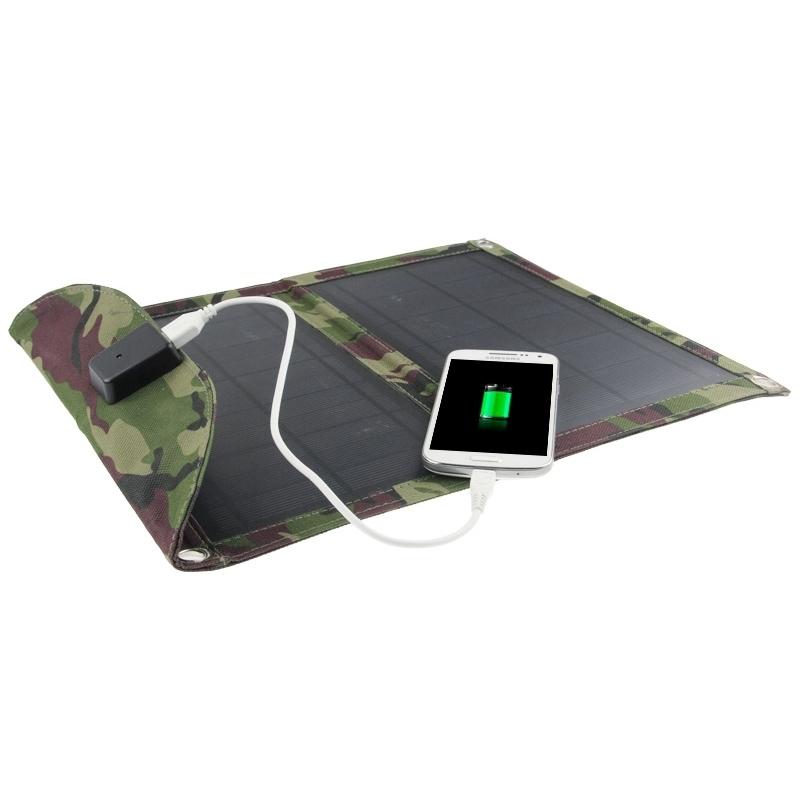 Portable Folding Solar Panel 10W Solar Charger for Phones, Power Banks and Outdoor Travel