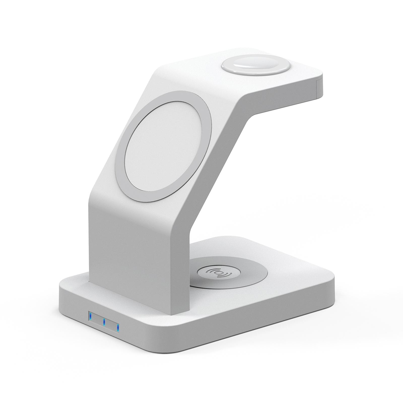 S6 3 in 1 Wireless Charger Magnetic Wireless Charging Station for iPhone Apple Watch AirPods
