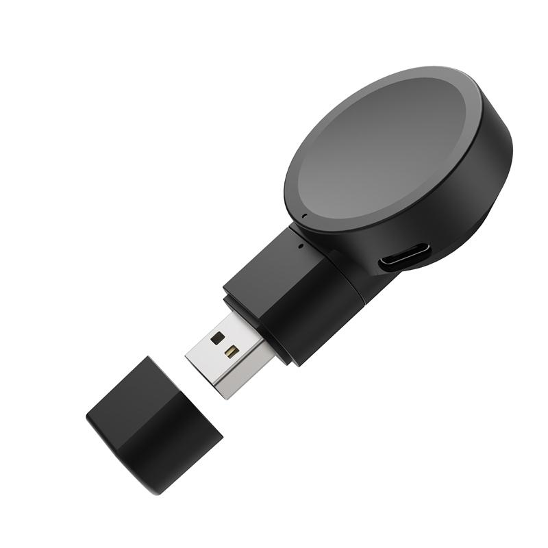 Samsung Galaxy Watch USB Mini Portable Magnetic Charger with USB C Travel Charging Dock