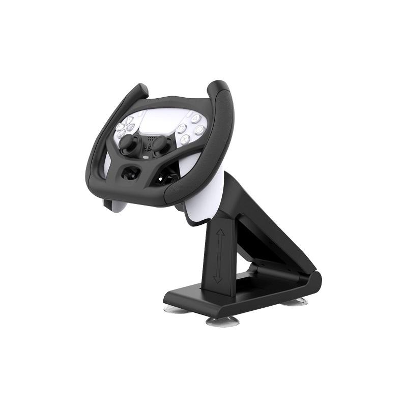 KJH P5-013 PS5 Steering Wheel Attachment with Racing Gamepad Bracket