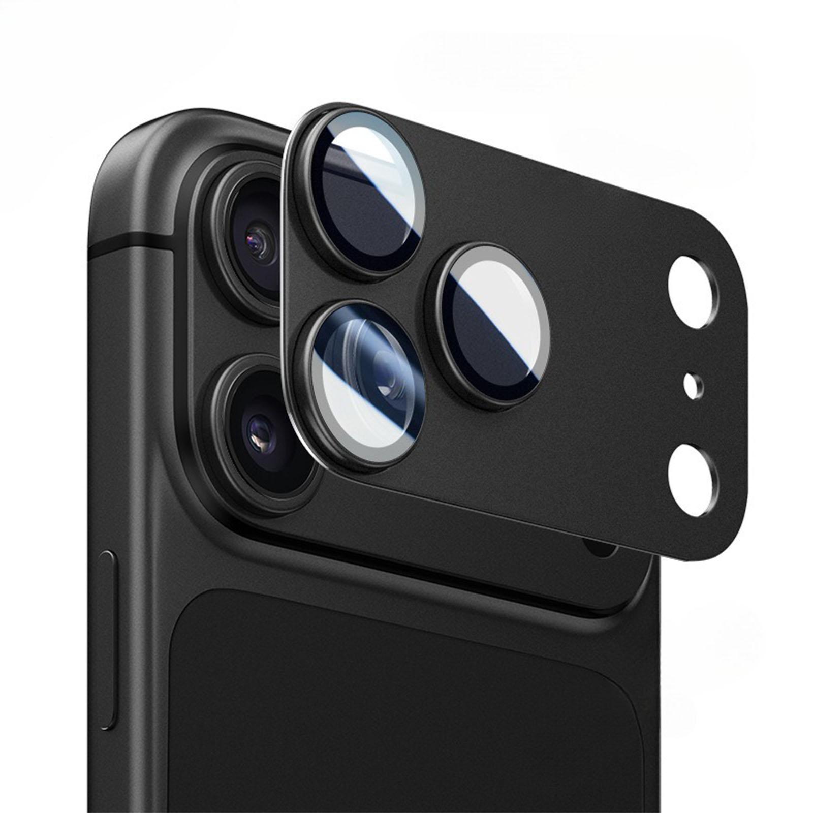 iPhone 18 Pro Anti-Reflective Camera Lens Protector with Aluminum Alloy Ring