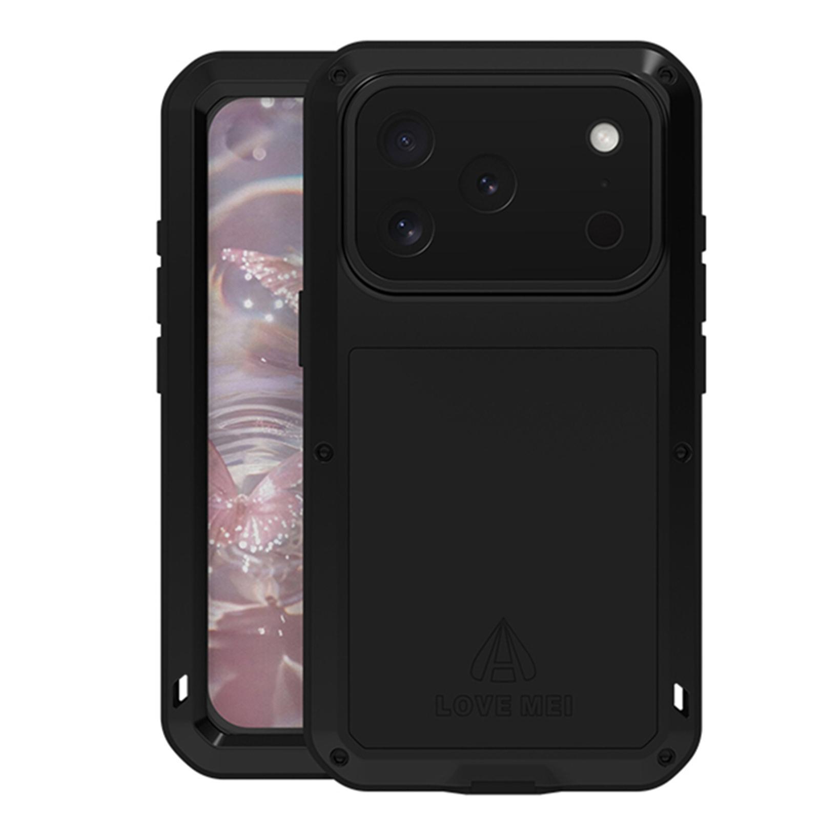 iPhone 18 Pro Metal Shockproof Full Coverage Phone Case