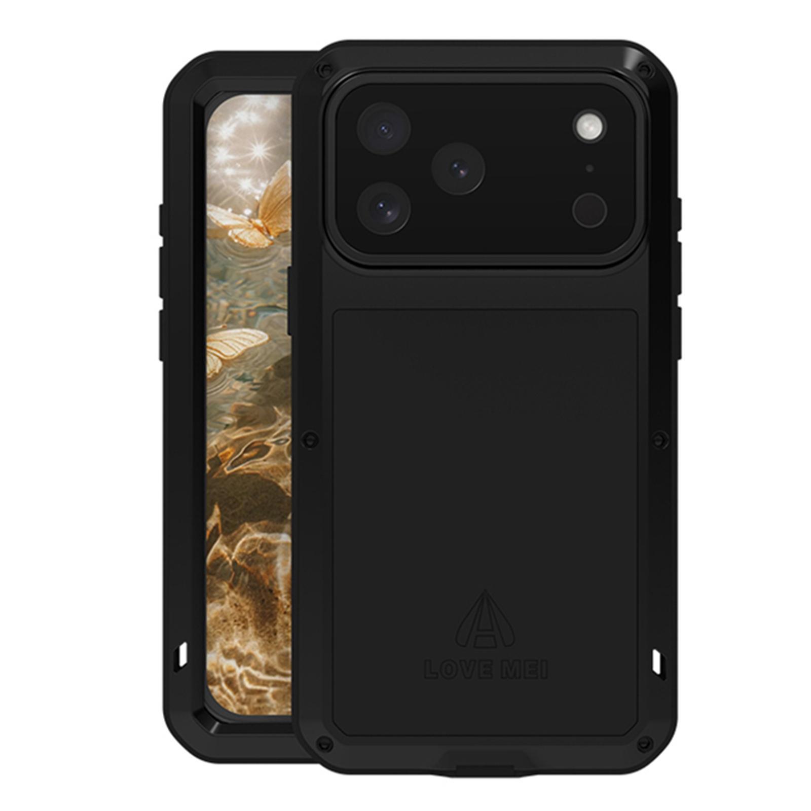 iPhone 18 Pro Max Metal Shockproof Full Coverage Phone Case