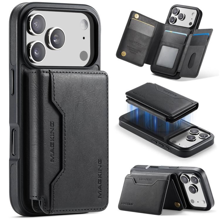 Detachable MagSafe Wallet Phone Case for iPhone 18 Pro Trifold Card Holder Cover