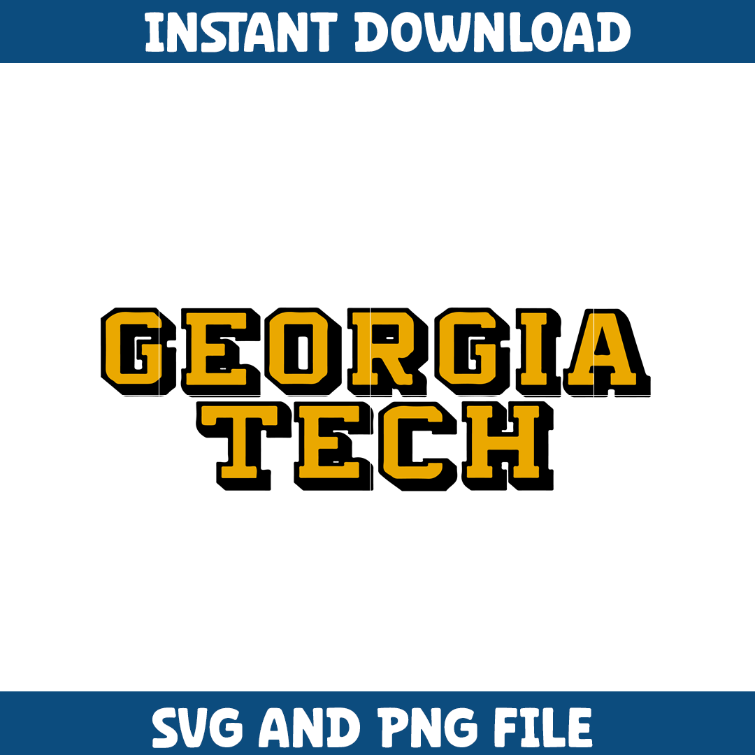Georgia Tech Svg, Georgia Tech logo svg, Georgia Tech Univer | Inspire ...
