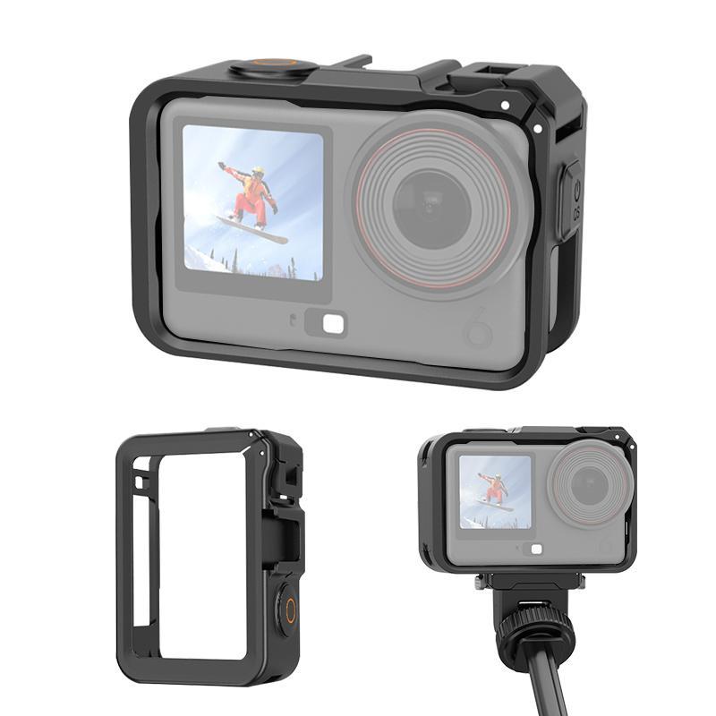 PULUZ DJI Osmo Action 6 Cage Protective Action Camera Cage with Cold Shoe Vertical Shooting Frame