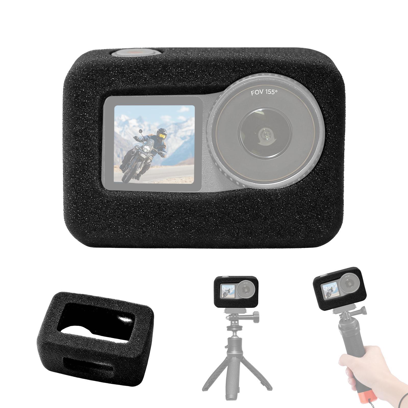 PULUZ DJI Osmo Action 6 Foam Wind Muff Microphone Cover Windshield for Wind Noise Reduction
