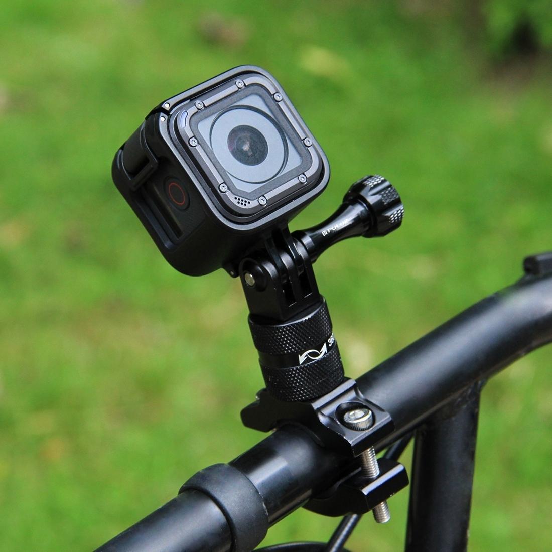 PULUZ 360° Rotating Motorcycle Camera Mount for GoPro, Insta360 & DJI Action Cameras