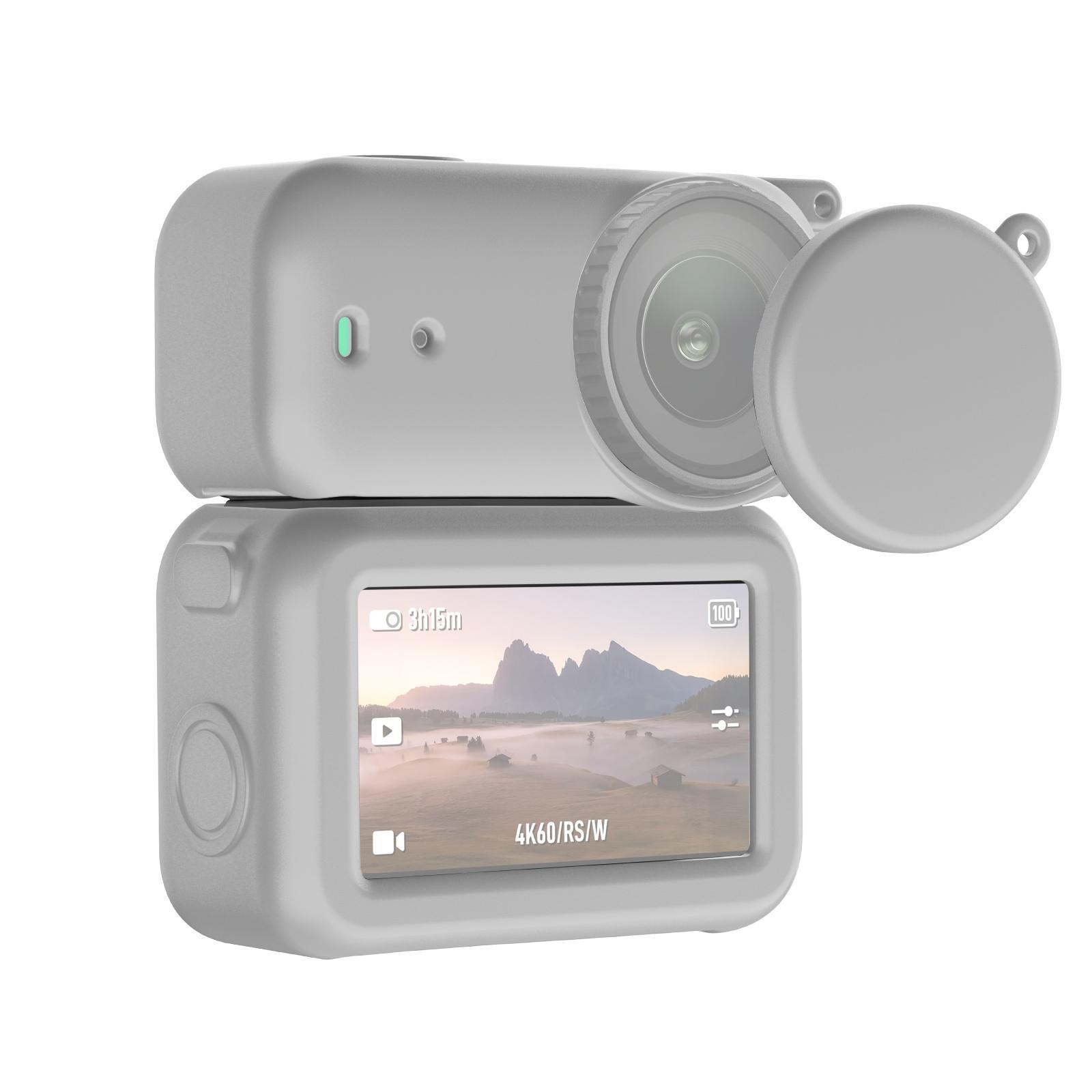 PULUZ 3 in 1 Silicone Protective Cover Set for DJI Osmo Nano Camera, Lens & Transmission Module