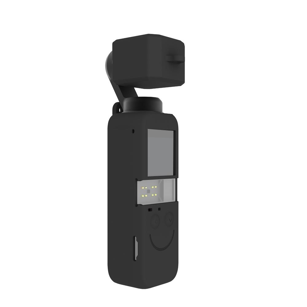 PULUZ Silicone Protective Case Set for DJI Osmo Pocket Anti Scratch Dustproof Camera Cover